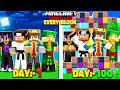 FINALE 100 Days COLLECTING EVERY BLOCK In Hardcore Minecraft