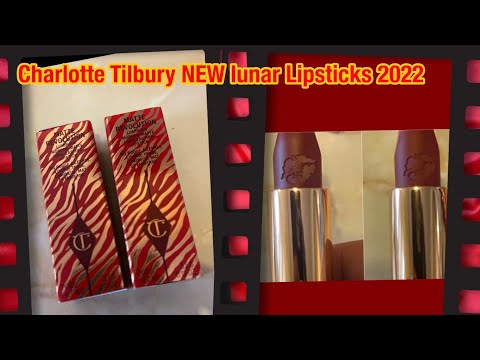 Charlotte Tilbury NEW Lunar Lipsticks 2022!