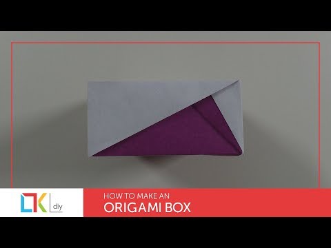 Origami toys #108 - How to make an origami box XXIV (Square box XI)