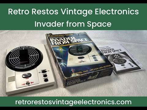 Grandstand Invader From Space For Sale. Boxed Vintage Electronic Game. VFD Retro Game. 1980s