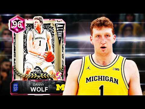 *FREE* PINK DIAMOND DANNY WOLF GAMEPLAY! A MUST HAVE CARD IN NBA 2K26 MYTEAM!