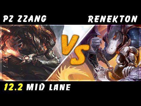 Pz Zzang - Yasuo vs Renekton MID Patch 12.2 - Yasuo Gameplay