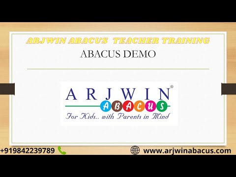 Online Abacus Teacher Training Class