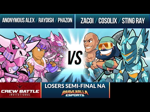 Team Pink vs Team Teal - Losers Semi-Final - Crew Battle Invitational 2022 - NA 3v3