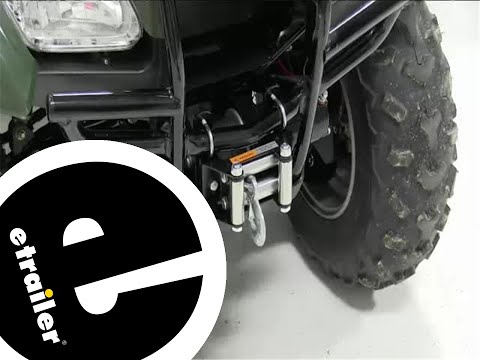 Installation of a Superwinch LT2000 ATV Winch on a 2011 Honda Rancher - etrailer.com