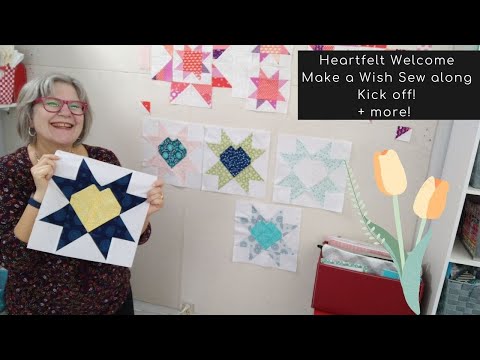 Heartfelt Charity quilt along kick off & MORE!