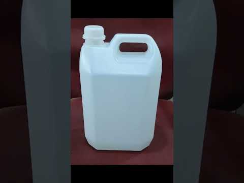 Plastic white 25 liter water can