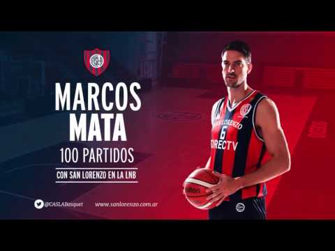 Marcos Mata llegó a los 100 partidos con la camiseta de San Lorenzo