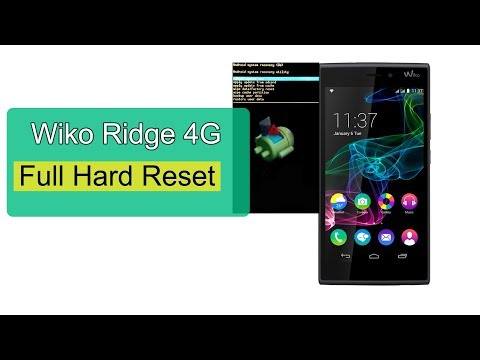 Wiko Ridge 4G Full Hard Reset