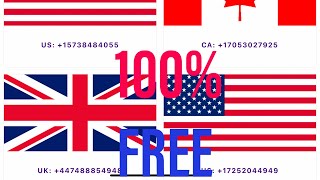 Get a Free UK, US or Canada  Number for WhatsApp Verification in 2023 - No gimmicks or fees