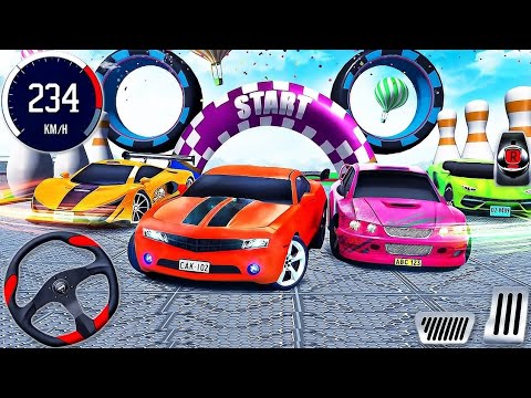Impossible GT Car Stunt Racing Simulator - Muscle Car Mega Tracks Races 3D - Android GamePlay #1