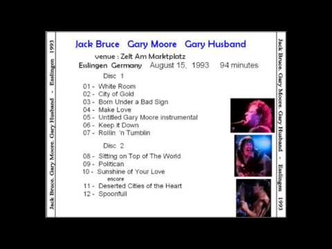 Jack Bruce, Gary Moore, Gary Husband - 12. Spoonful (AMAZING !!!) - Esslingen,Germany(15th Aug.1993)