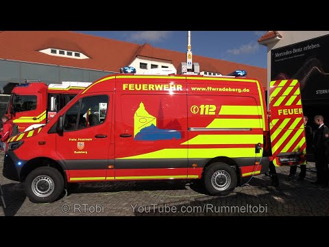 German Mercedes Sprinter Fire Department Command Van - Exterior & Interior & Lights [GER | 10.2021]