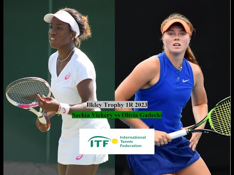 2023 W100 Ilkley 1R - Sachia Vickery vs Olivia Gadecki Highlights
