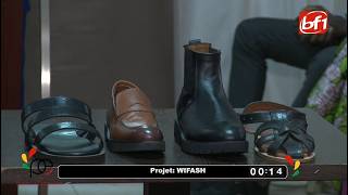 Dominique OUEDRAOGO, confectionne des chaussures sur mesure, alliant confort, innovation