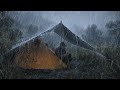 4 Days Camping In HEAVY RAIN ️ASMR