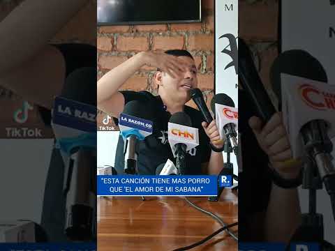 Peter Manjarrés narrated what it was like to perform 'Te la tiro plena' by composer Wilfran Casti...