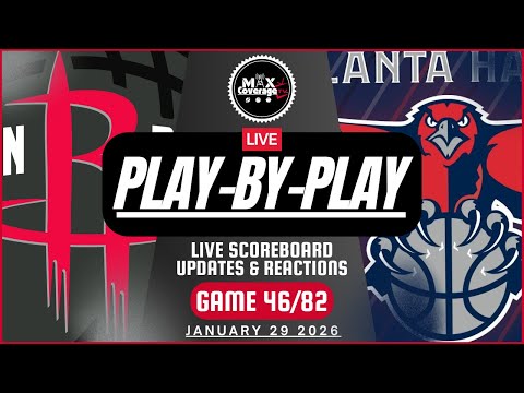 🔴LIVE - Houston Rockets vs Atlanta Hawks - Play-By-Play & Reactions (1/29/26)