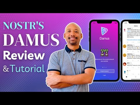 Nostr App Damus Review & Tutorial - Decentralized Social Media video thumbnail