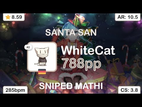 WhiteCat | MOMOIRO CLOVER Z - SANTA SAN [Gift] +HDDT 99.26% {#1 788pp FC} - osu!