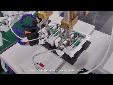 Preis der automatischen Lötmaschine,Eisenlötgerät mit doppeltem Eisenkopf,China-Fabrik