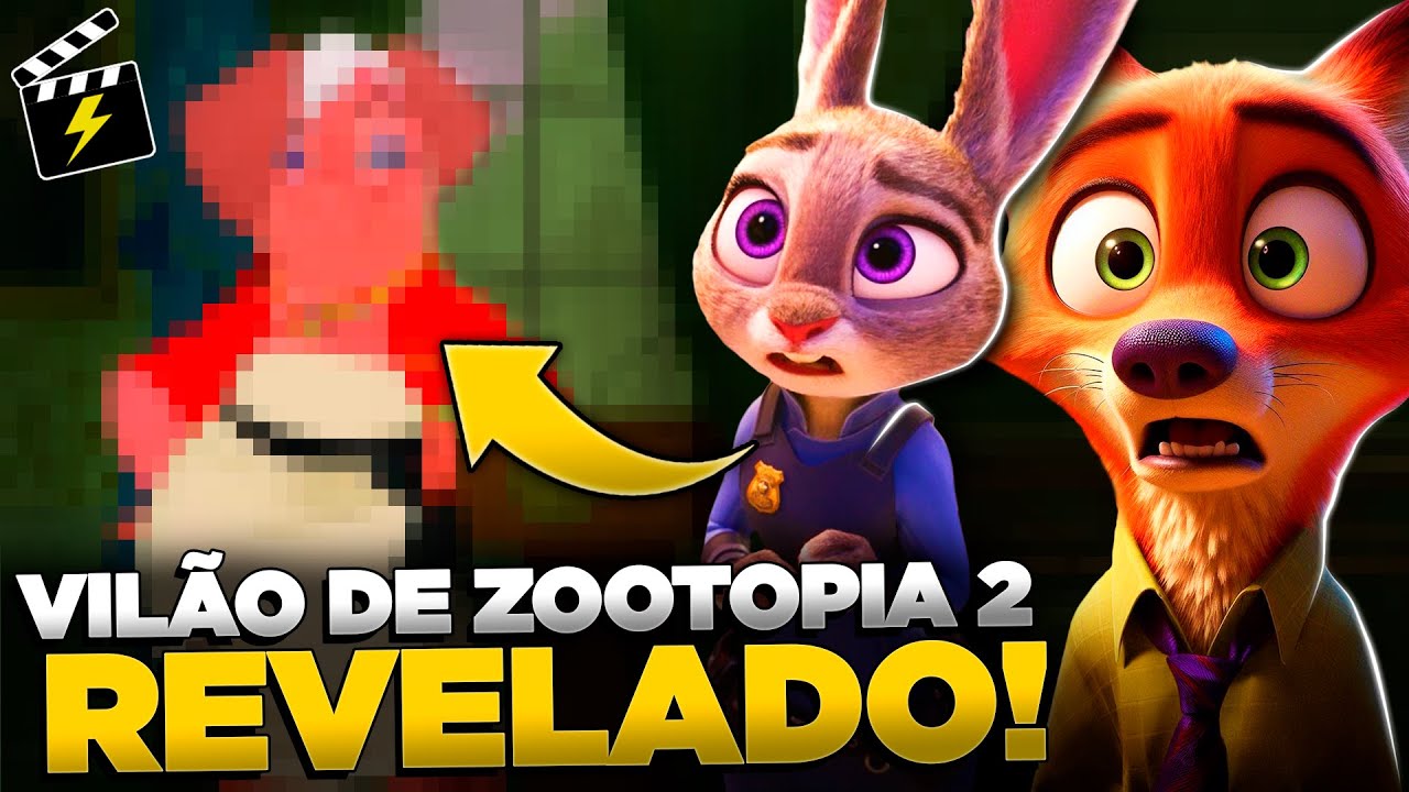 DISNEY TE ENGANOU! EU DESCOBRI QUEM É o VILÃO de ZOOTOPIA 2 | RAIO FILMES
