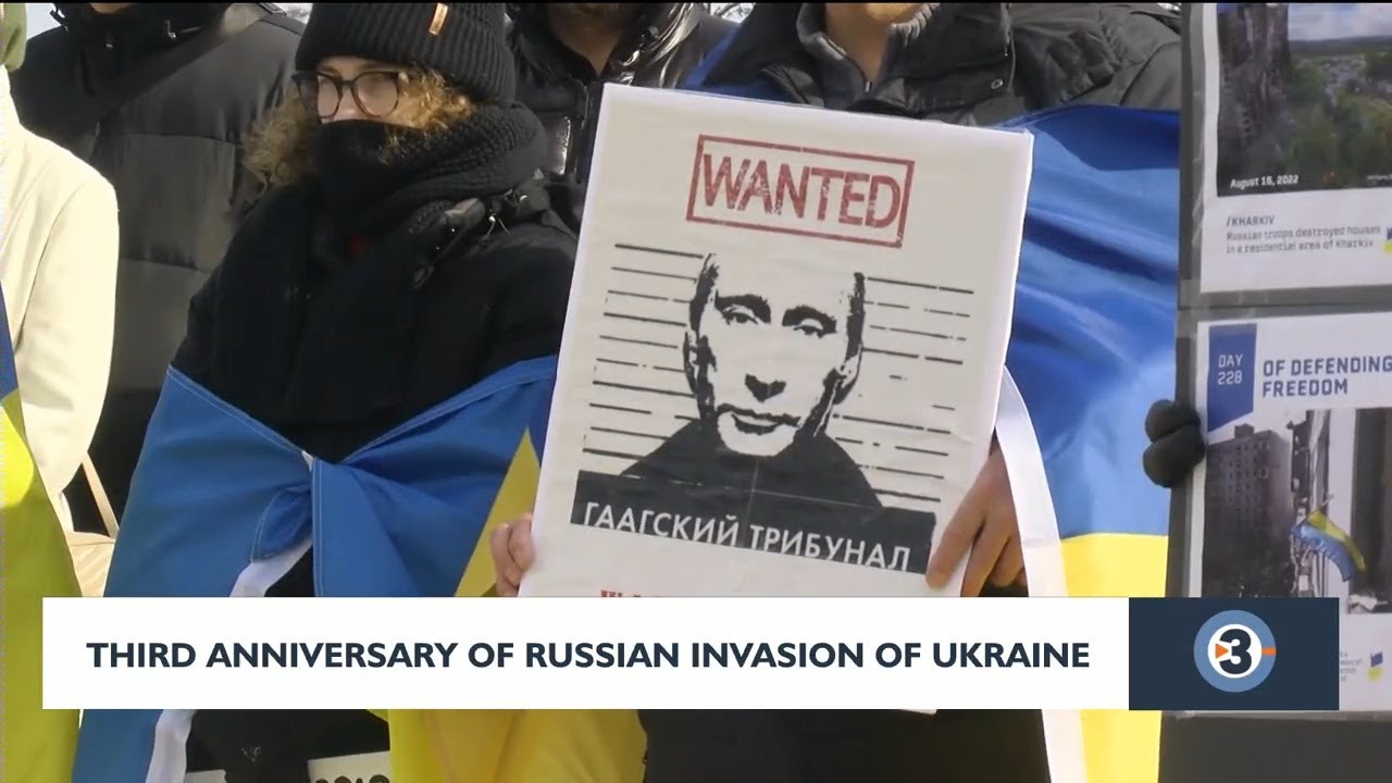 Ukraine marks start of third year of war with Russia