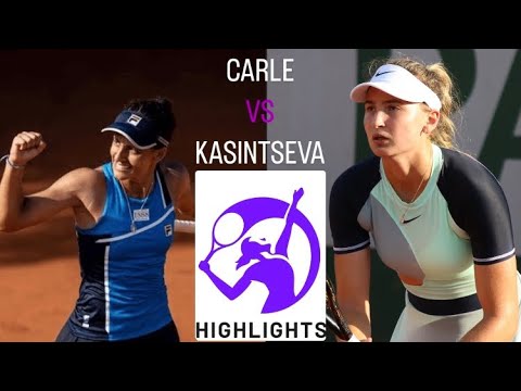 🇦🇷CARLE VS 🇦🇩KASINTSEVA #wta2022 #wtatour #tennis #wta #argentina