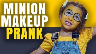 Her Reaction Was Priceless! | surprise minion makeup