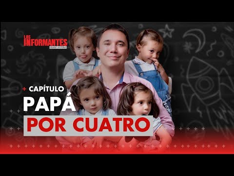 Perdió a su esposa en el parto y se convirtió en padre y madre de 4 niñas - Los Informantes