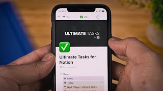 - The Ultimate Tasks Template（00:00:37 - 00:01:57） - The Best Way to Manage Tasks and Projects in Notion