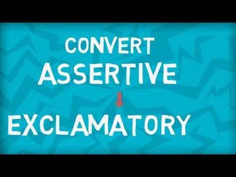 Convert Assertive to Exclamatory Sentence | Transformation of Sentences