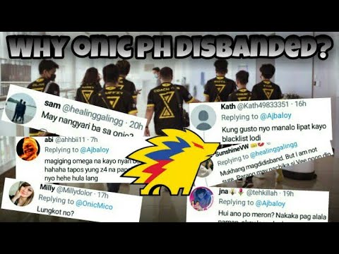 why ONIC PH Disbanded? im asking you 😑