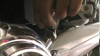 Witchdoctor How to install a Witchdoctors EZ Pull clutch arm cover on an 04 Up Victory motorcycle