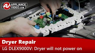 LG Dryer Repair - Will Not Power On - PCB Main Assembly