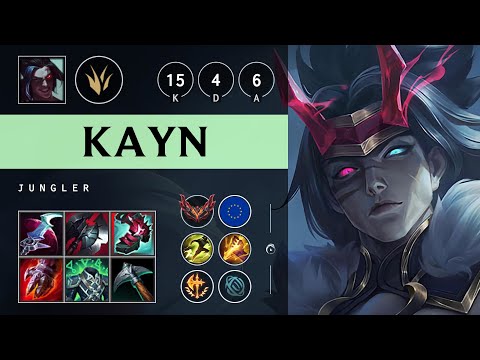 Kayn Jungle vs Kindred - EUW Grandmaster Patch 25.13