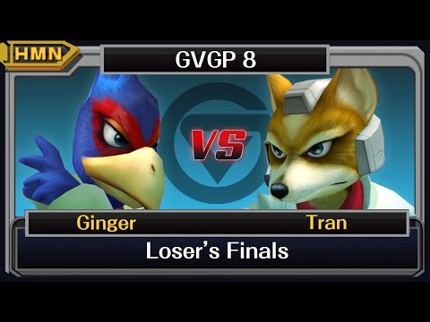 GVGP 8 Melee Losers Finals - Ginger (Falco) vs. Tran (Fox)