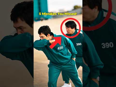 5 Mistakes You Missed in Squid Game 2! 😱#squidgame2 #squidgame #netflix #frontman #gihun
