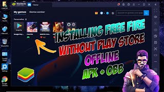 ✅ HOW TO COPY PASTE FREE FIRE APK + OBB FILE IN BLUESTACKS 4 OR 5 ( Offline ) - 2021 Latest 💯