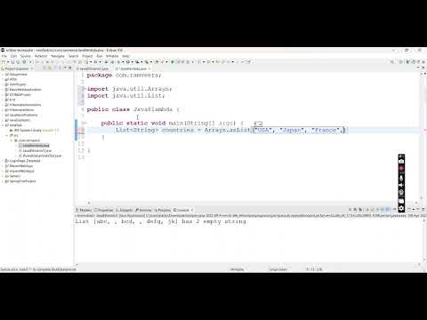 Write A Program To Iterate Over List Using Lambda Expression
