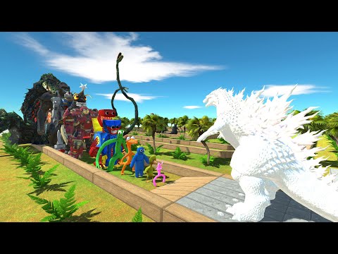 Gojira White vs Biollante DEATH RUN - Animal Revolt Battle Simulator