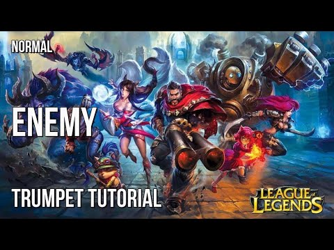How to play Enemy (Arcane League of Legends) by Imagine Dragons ft JID on Trumpet (Tutorial)