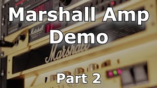 Video thumbnail for Marshall Amp Demo (JMP-1 / EL-34 50/50) - Part 2 - Overdrive by Vladimir Shevyakov
