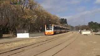 preview picture of video 'Ferrocentral (Tren de las Sierras) pasando por San Roque'