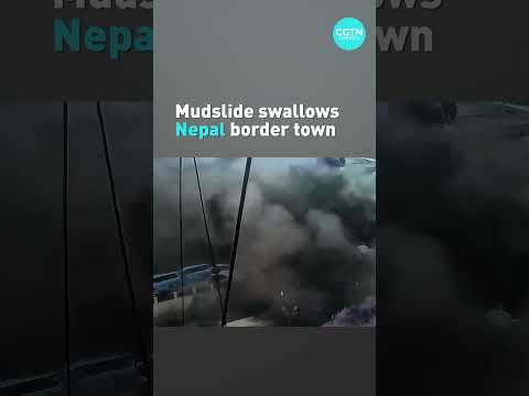 Mudslide swallows Nepal border town