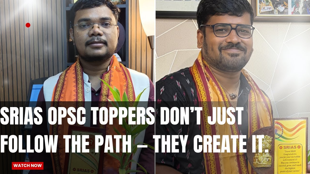 From dreams to destination — SRIAS OPSC toppers prove that with the right guidance, every challenge is just a stepping stone
