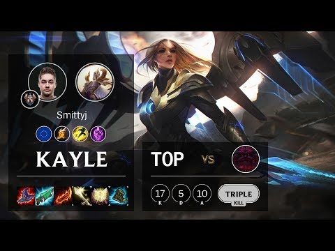 Kayle Top vs Ornn - EUW Challenger Patch 10.4