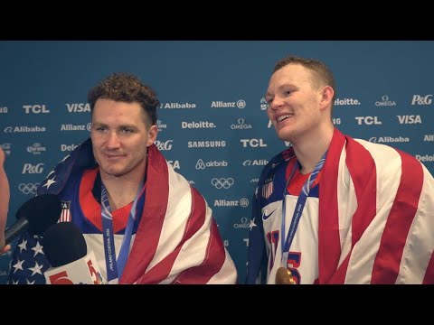 Matthew and Brady Tkachuk on Team USA winning gold in men's hockey