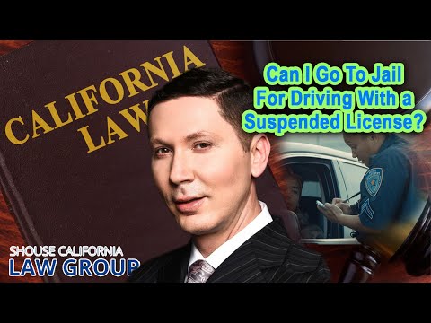 Can I go to jail for driving on a suspended license?