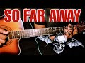 Avenged Sevenfold - So Far Away guitar tutorial with Tab